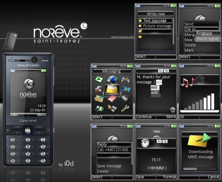 Noreve - Тема для Sony Ericsson (240х320)